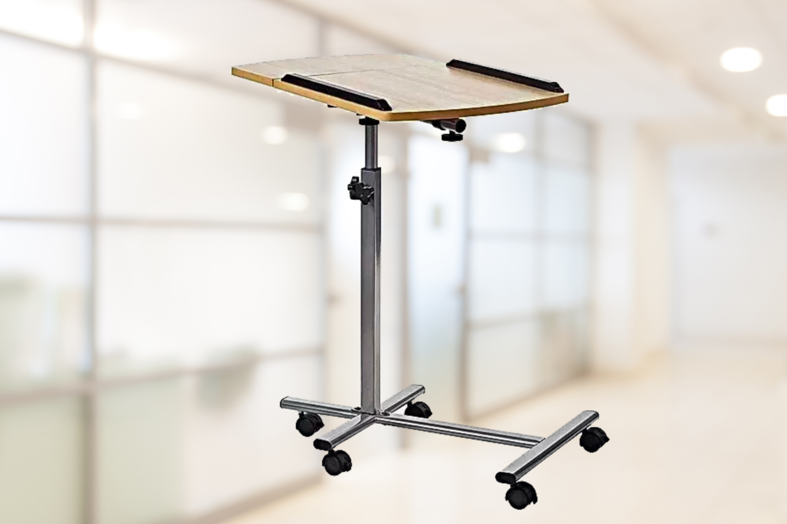 Beistelltisch Multi Tisch & Laptopständer – Rollbar, klappbar & höhenverstellbar