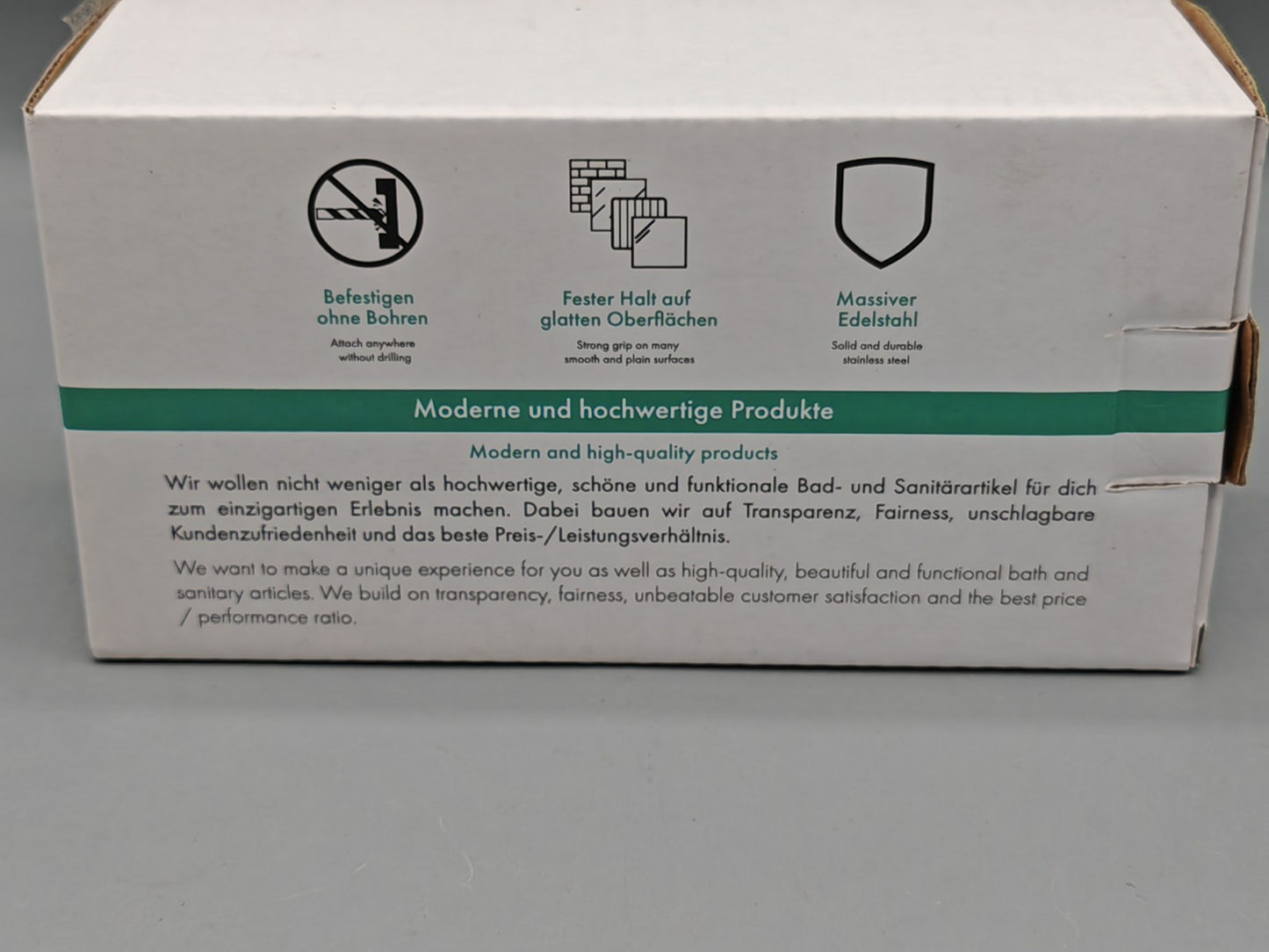 Weissenstein Toilettenpapierhalter WOMO Silber