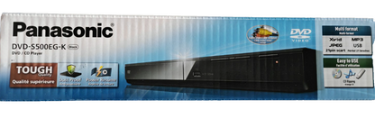 Panasonic DVD-S500EG-K DVD Player CD MP3 USB Wiedergabe HDMI Schwarz Kompakt A9