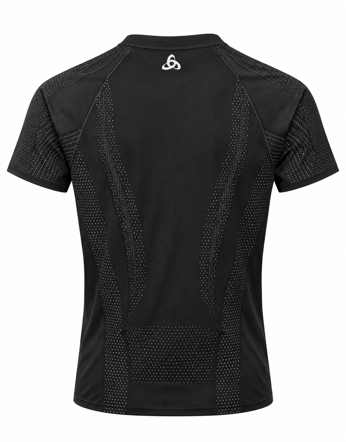 ODLO Damen Funktionsshirt Gr. S Schwarz Kurzarm Sportshirt Running Fitness Z