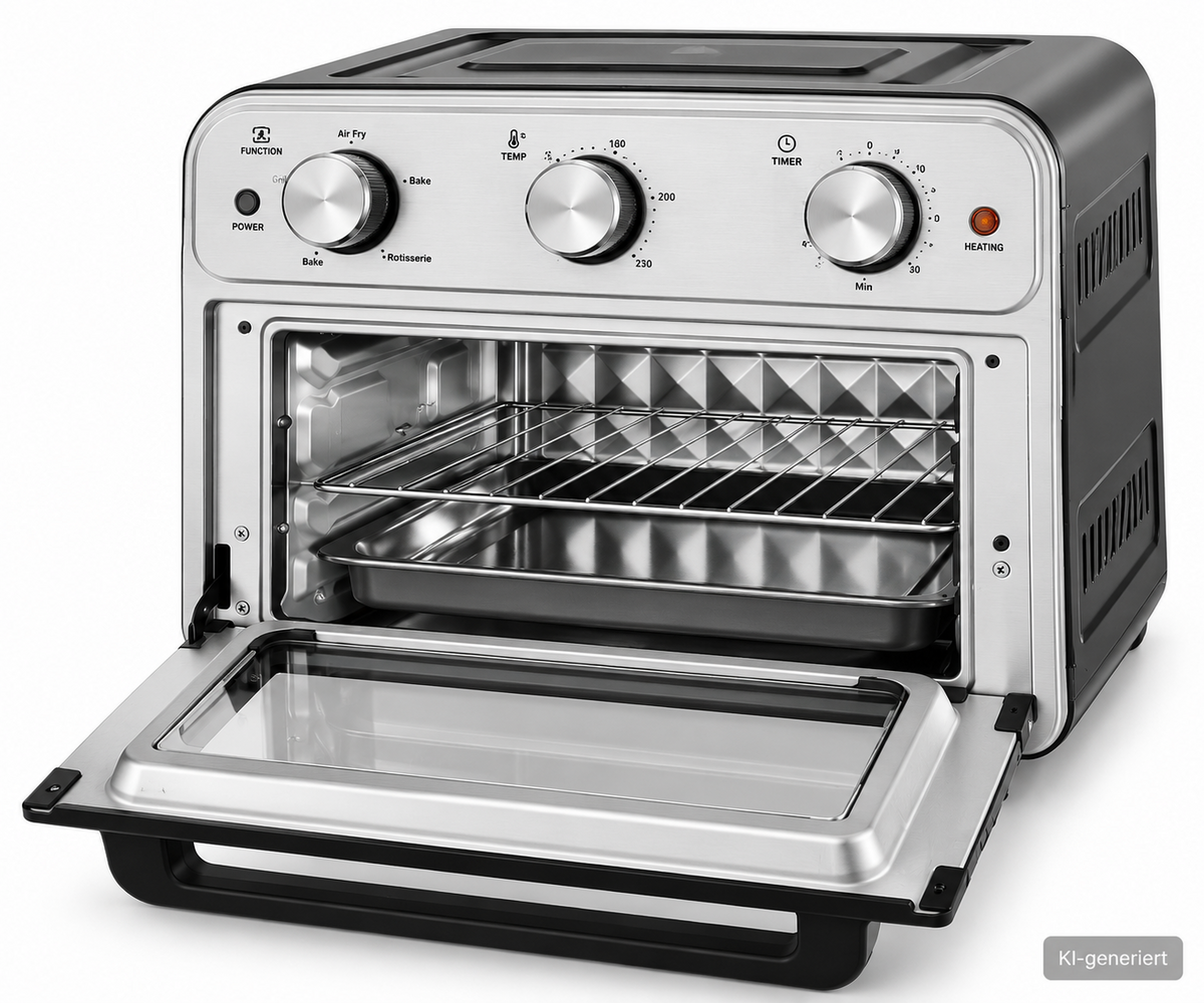 KALORIK TKG AFO 2001 Heißluftfritteuse Backofen 21L 1800W Air Fryer Pal2