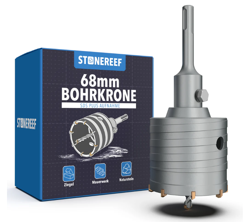 Bohrkrone 68mm für Gerätedosen Dosensenker Lochsäge