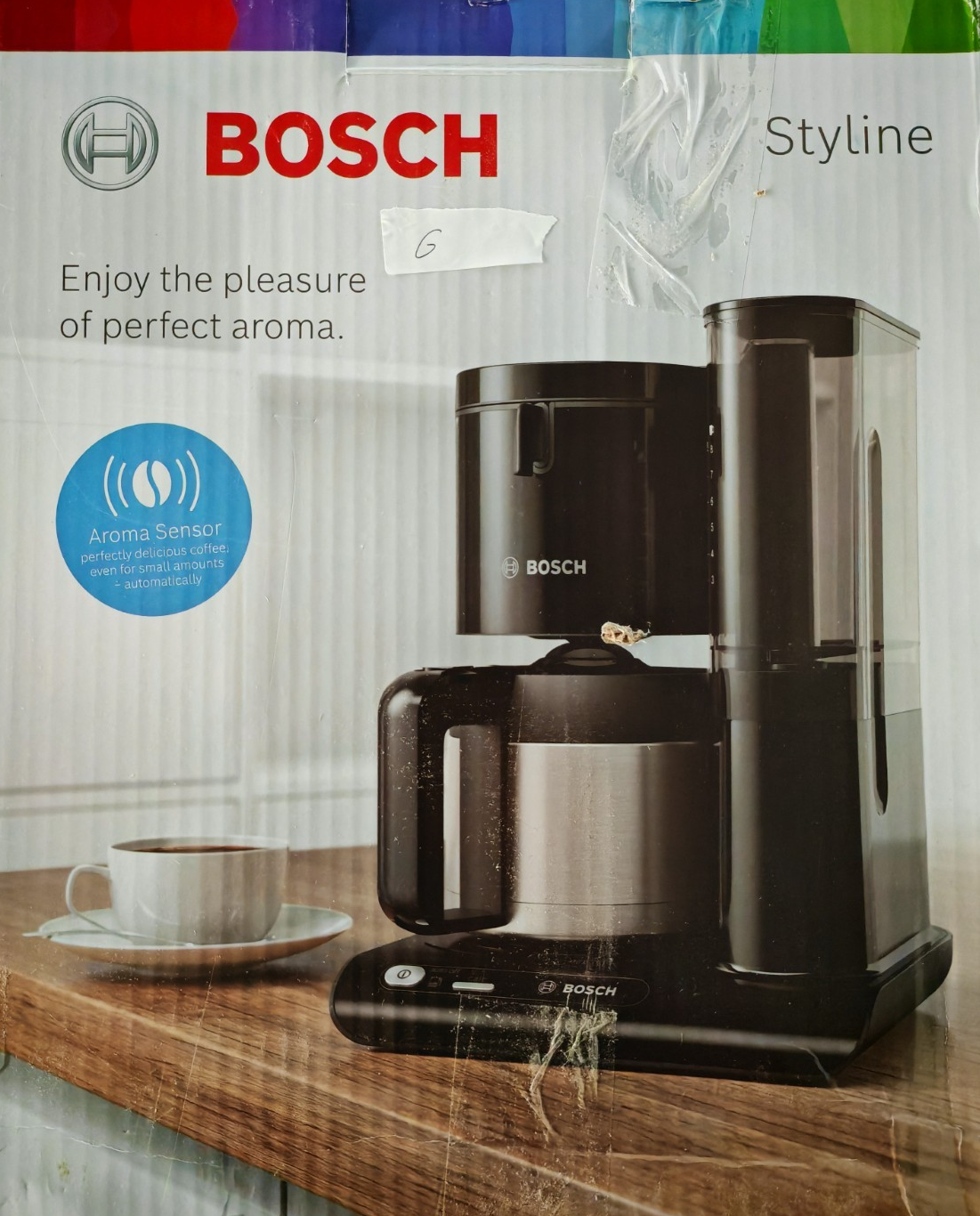Bosch Styline TKA8A053 Filterkaffeemaschine Thermokanne Aroma Sensor 1,1L B-07