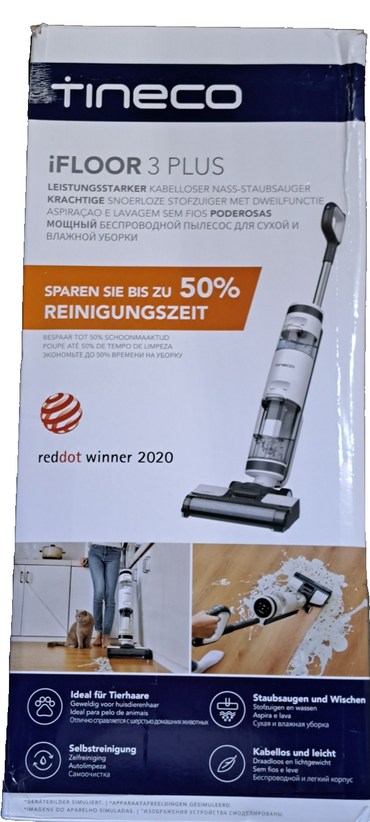 Tineco iFloor 3 Plus Akku Nass-Trockensauger 220W beutellos Selbstreinigung HEPA