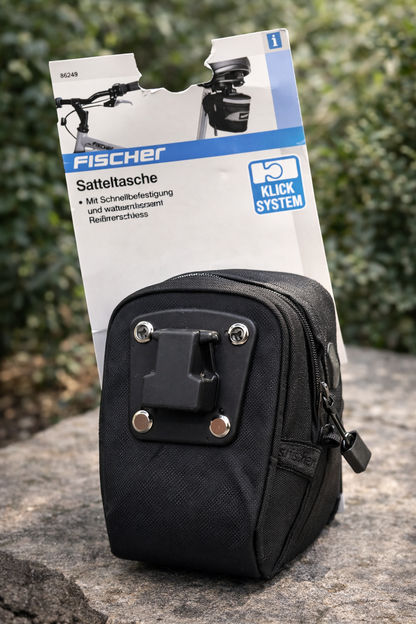 Fischer Satteltasche 0,7L Fahrrad Tasche Schnellbefestigung