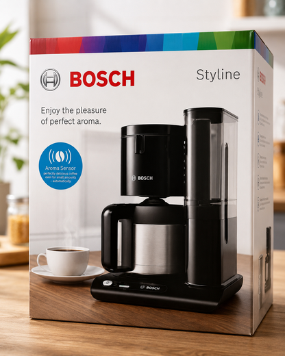 Bosch Styline TKA8A053 Filterkaffeemaschine Thermokanne Aroma Sensor 1,1L B-07