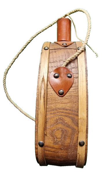 StockBrandy 84 V.V. Weinbrand, Leere Holzflasche, Sammler