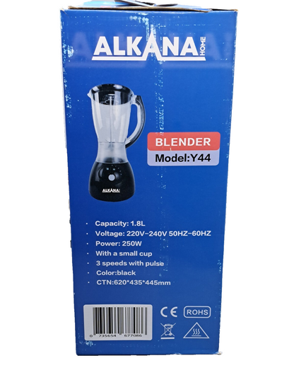 Alkana Home Blender Standmixer 1,8L 250W Smoothie Mixer Küchenmixer Küche