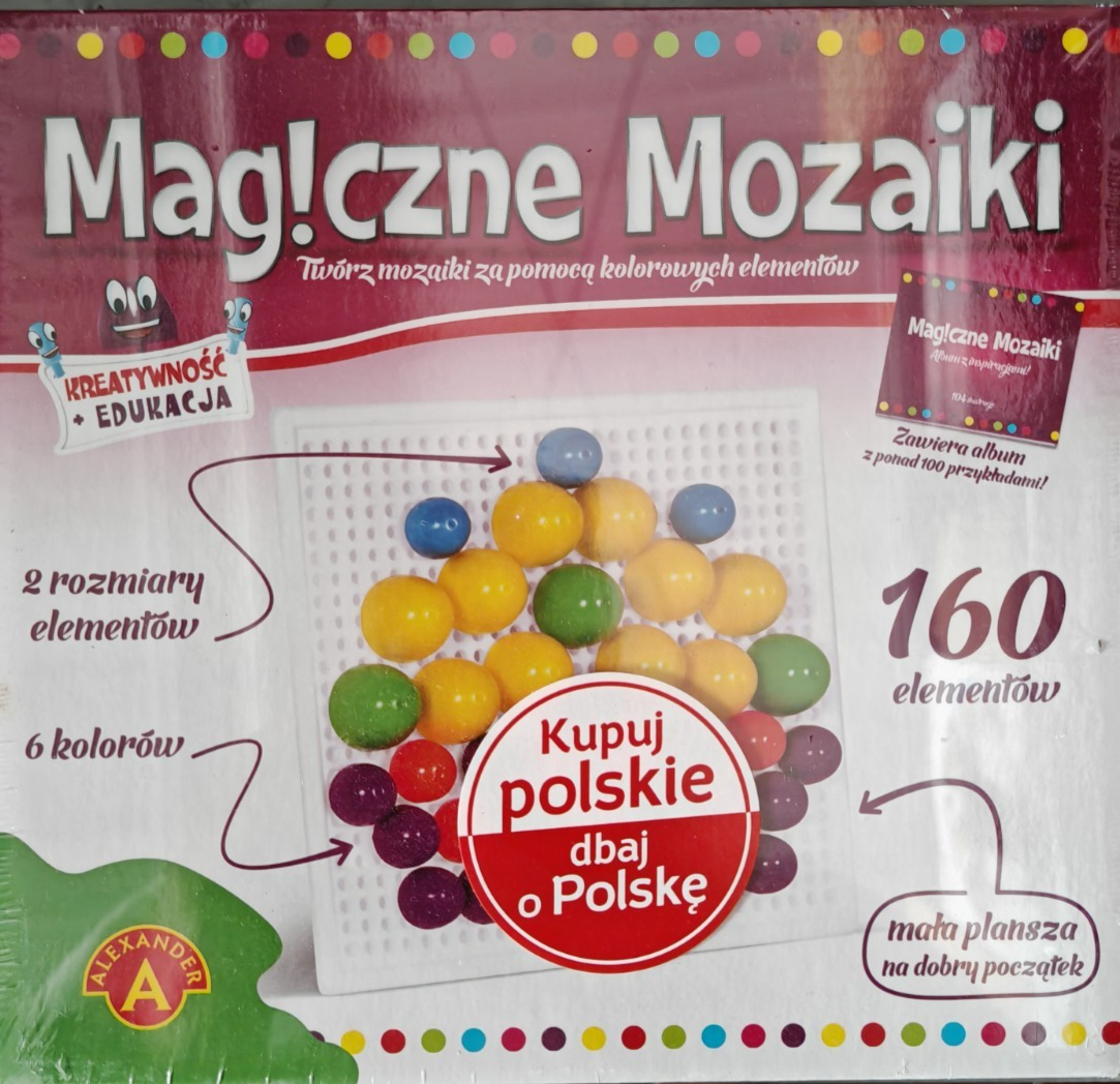 Alexander Magische Mosaike 160 Teile Steckmosaik Kreativspiel Kinder ab 3 D6