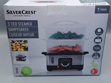 Silvercrest Dampfgarer, einstellbar von 0 bis 75 Minuten