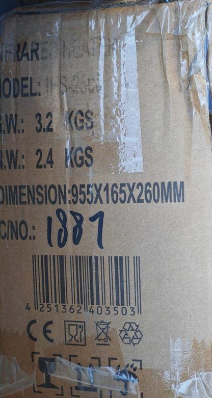 DMS® Infrarotstrahler Heizstrahler 2in1 Wärmestrahler ohne Ständer