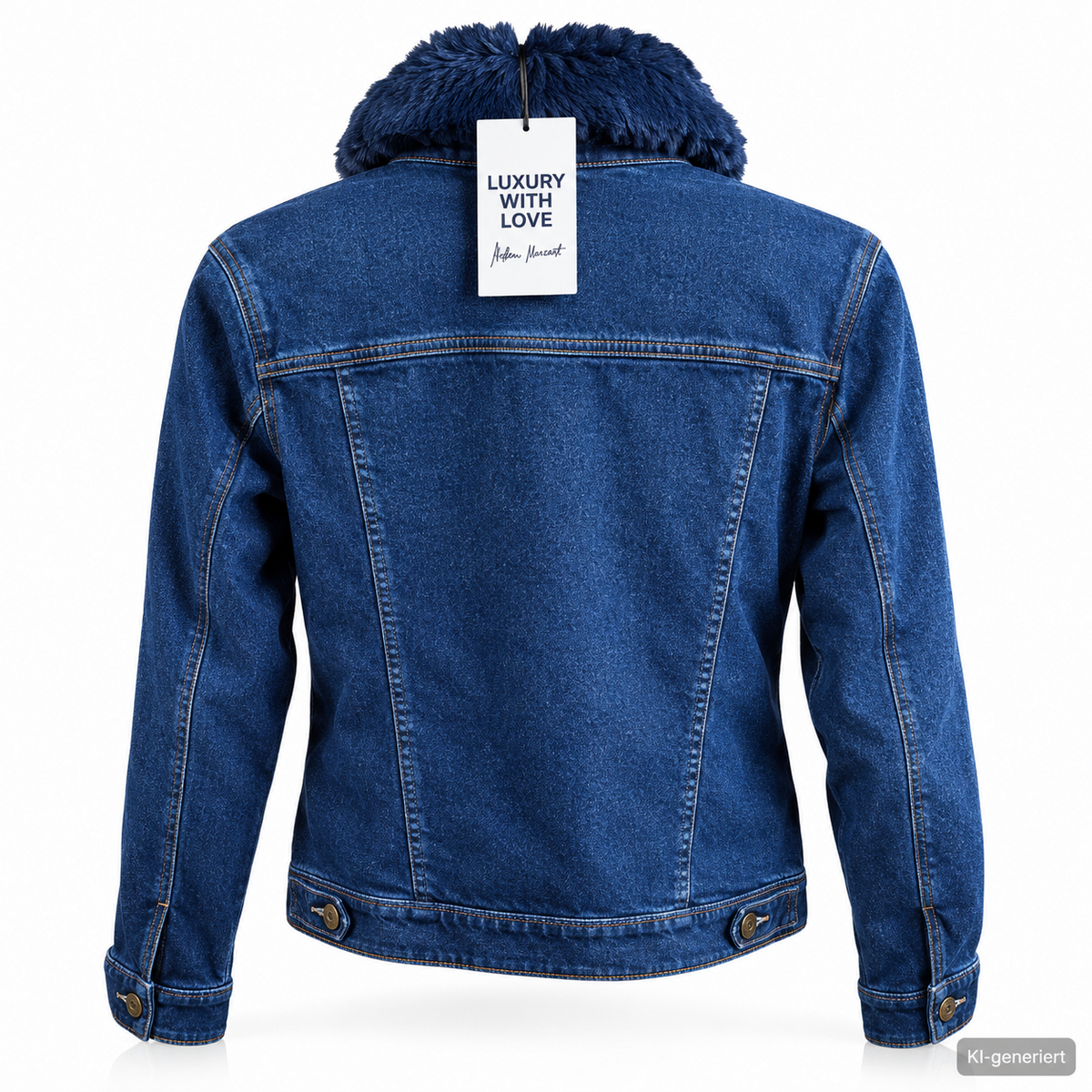 Steffen Schraut Damen Jeansjacke Gr. 38 Dunkelblau Teddykragen Denim D3