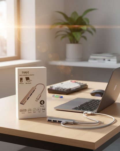 Amazon Type-C Multi Interface Adapter 4 Ports USB Hub HDMI Netzwerk