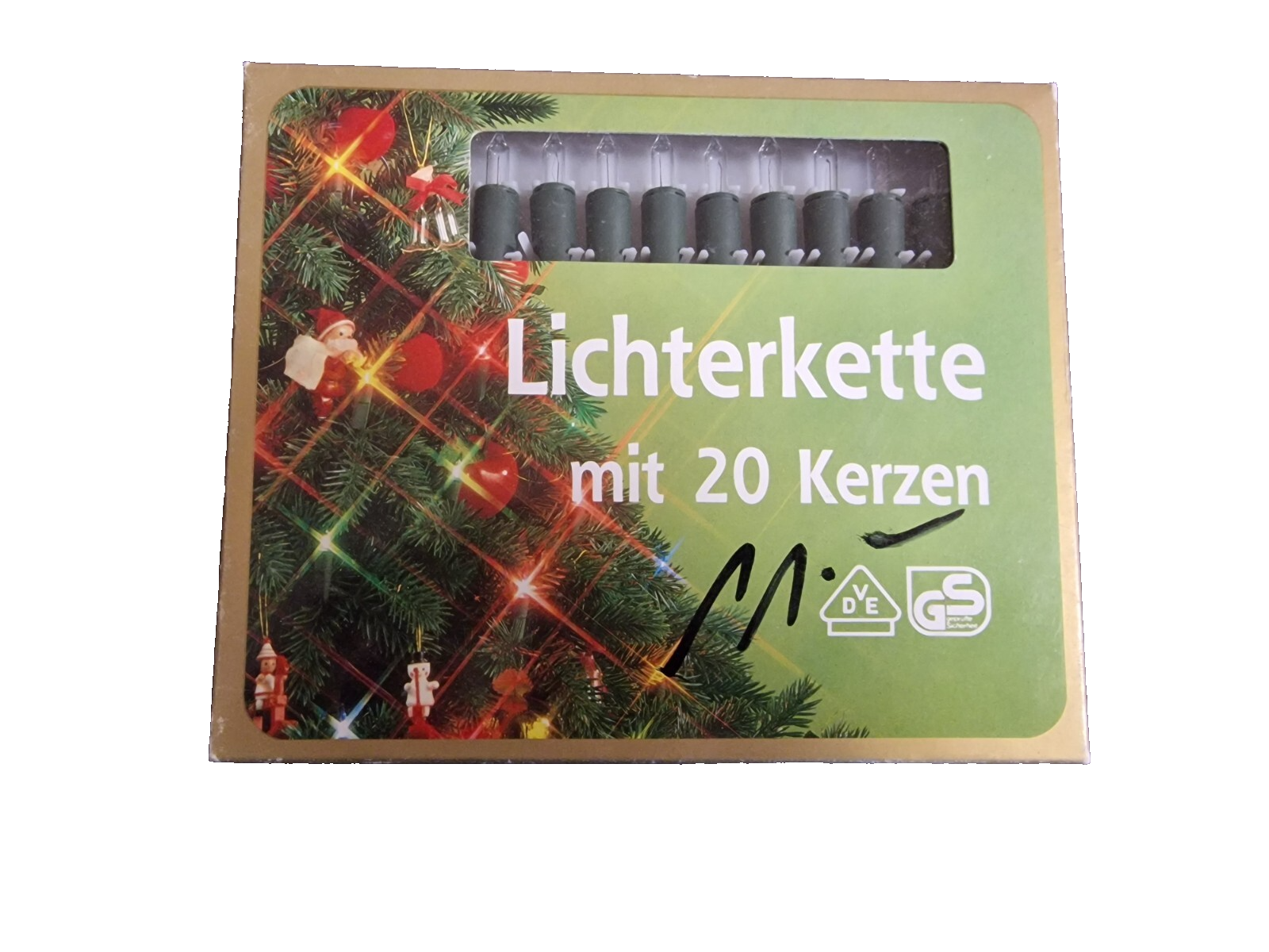 Lichterkette mit 20 Kerzen