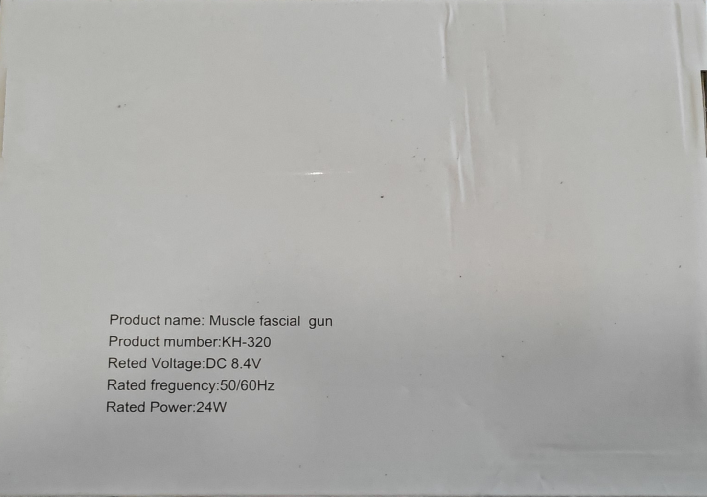 Fascial Gun KH-320 Massagepistole Muskel Massagegerät Tiefengewebe Massage F4