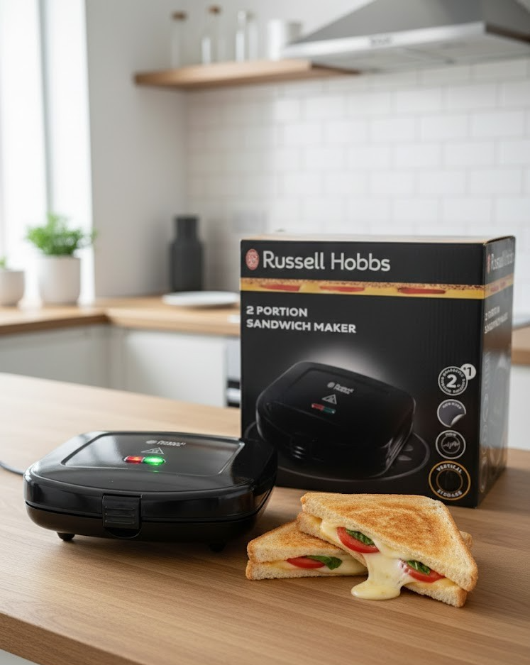 Russell Hobbs 2-Portion Sandwich Maker Toaster Toastgerät Sandwiches