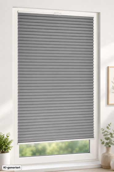 Plissee 80x130 cm Taupe Sichtschutz Klemmfix schnurlos ohne Bohren Klemm HA1