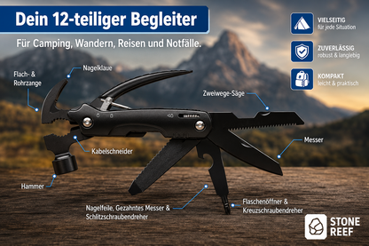 Stonereef Multitool Universal Werkzeug Multifunktionswerkzeug Reparatur A4