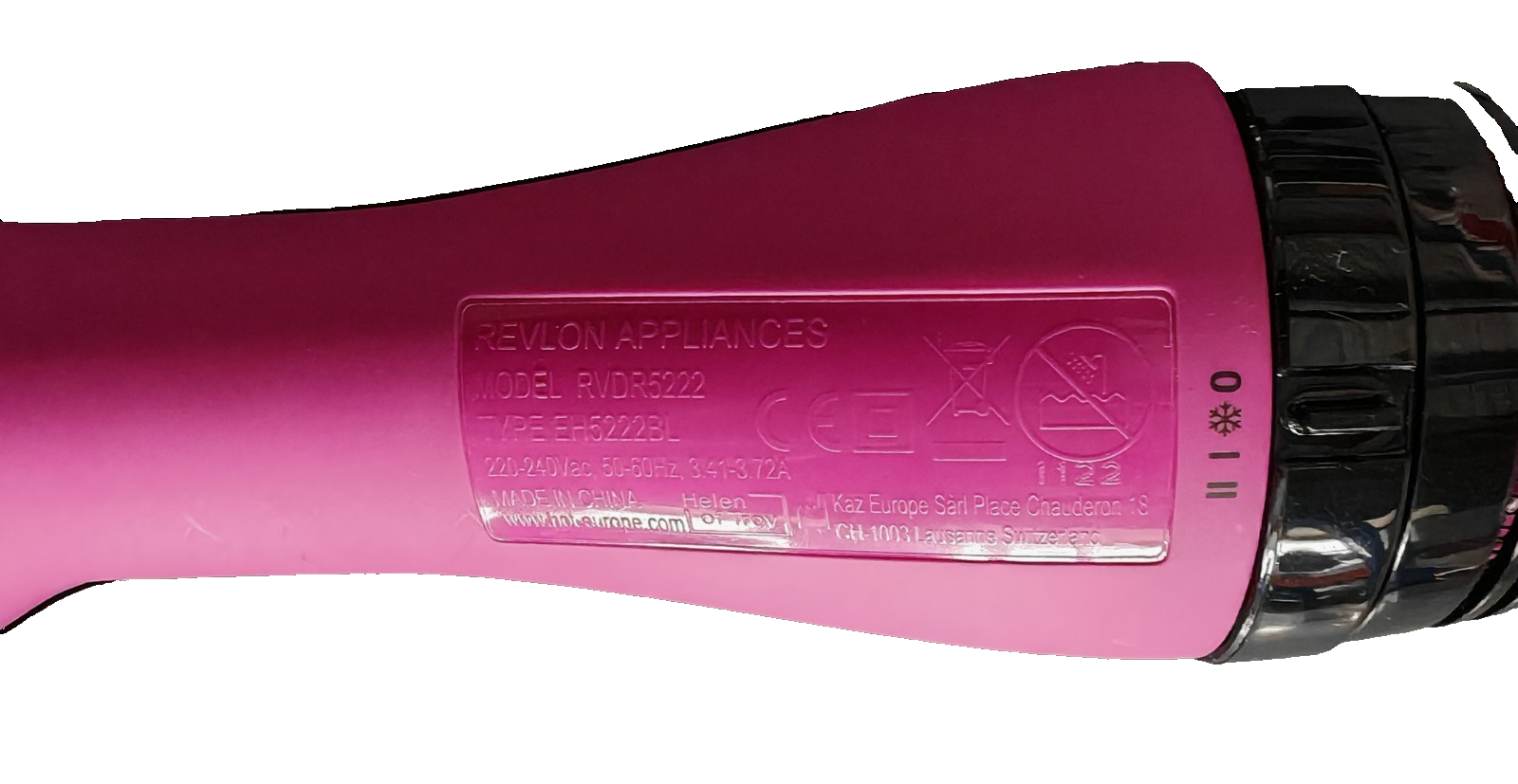 Revlon Pro Collection One Step RVDR5222 Warmluft und Volumenbürste - Pink C1