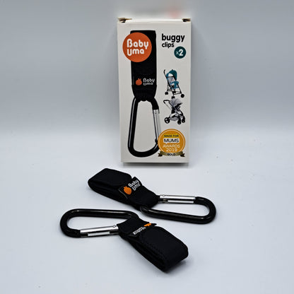 Baby Uma Buggy Clips 2er Set Kinderwagenzubehör Haken für Baby & Kinder