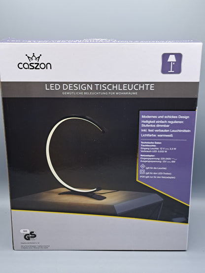 Caszon LED Design Tischleuchte, Stufenlos Dimmbar, Warmweiß 2