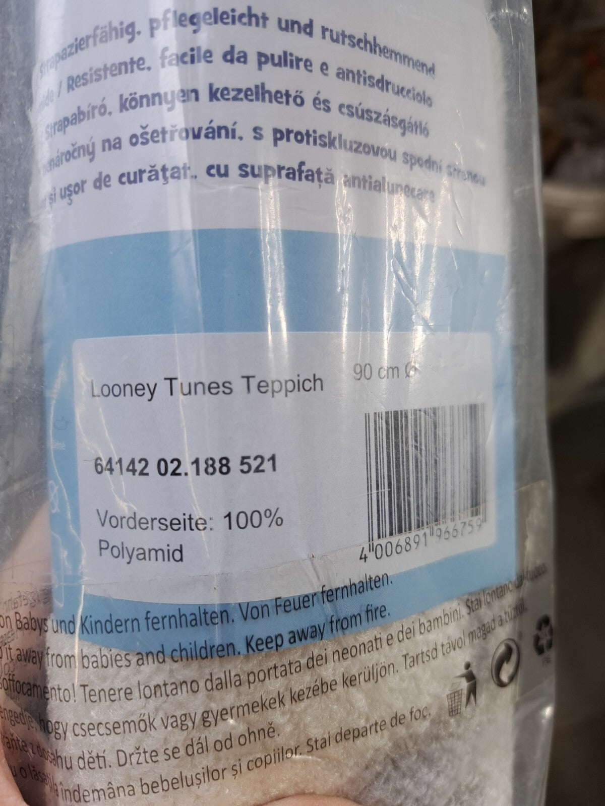 Disney Teppich Rund 90cm Winnie Puuh Tweety Kinderteppich
