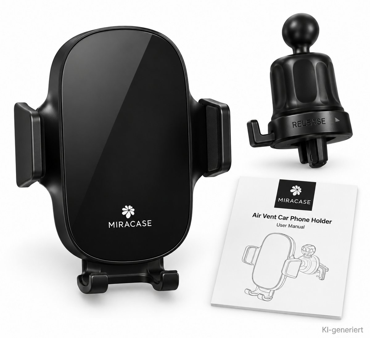 MIRACASE Auto Handyhalterung Lüftung 360° Smartphone Halter KFZ Universal A8