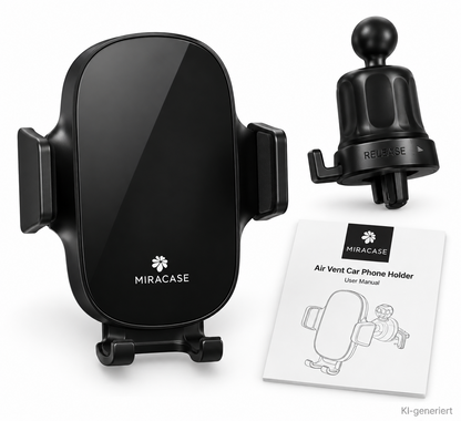 MIRACASE Auto Handyhalterung Lüftung 360° Smartphone Halter KFZ Universal A8