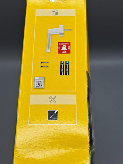 ALARM SYSTEM Schellenberg 46507 Sicherheits-Alarmgriff weiß - 43 mm 115dBA