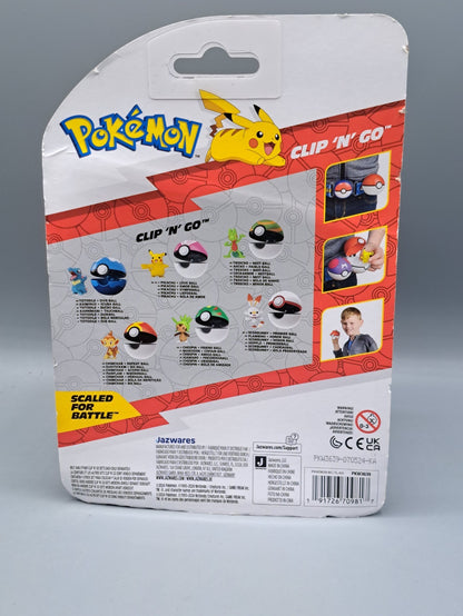 NIB Pokemon Clip 'n' Go Treecko + Nest Ball Action Figure Toy