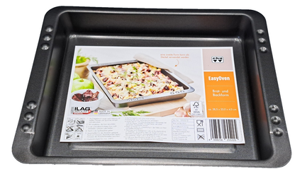 CHG Easy Oven Brat- & Backform 28x23x4 cm Antihaft Auflaufform Backblech Ofen B4