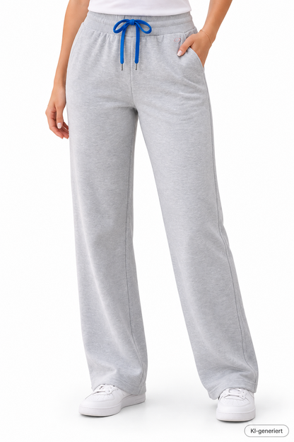 GALA loves LYLA Damen Loungehose Gr. 46 Grau meliert Lang Jogginghose C2