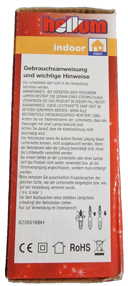 Hellum Mini-Lichterkette 50 Kerzen