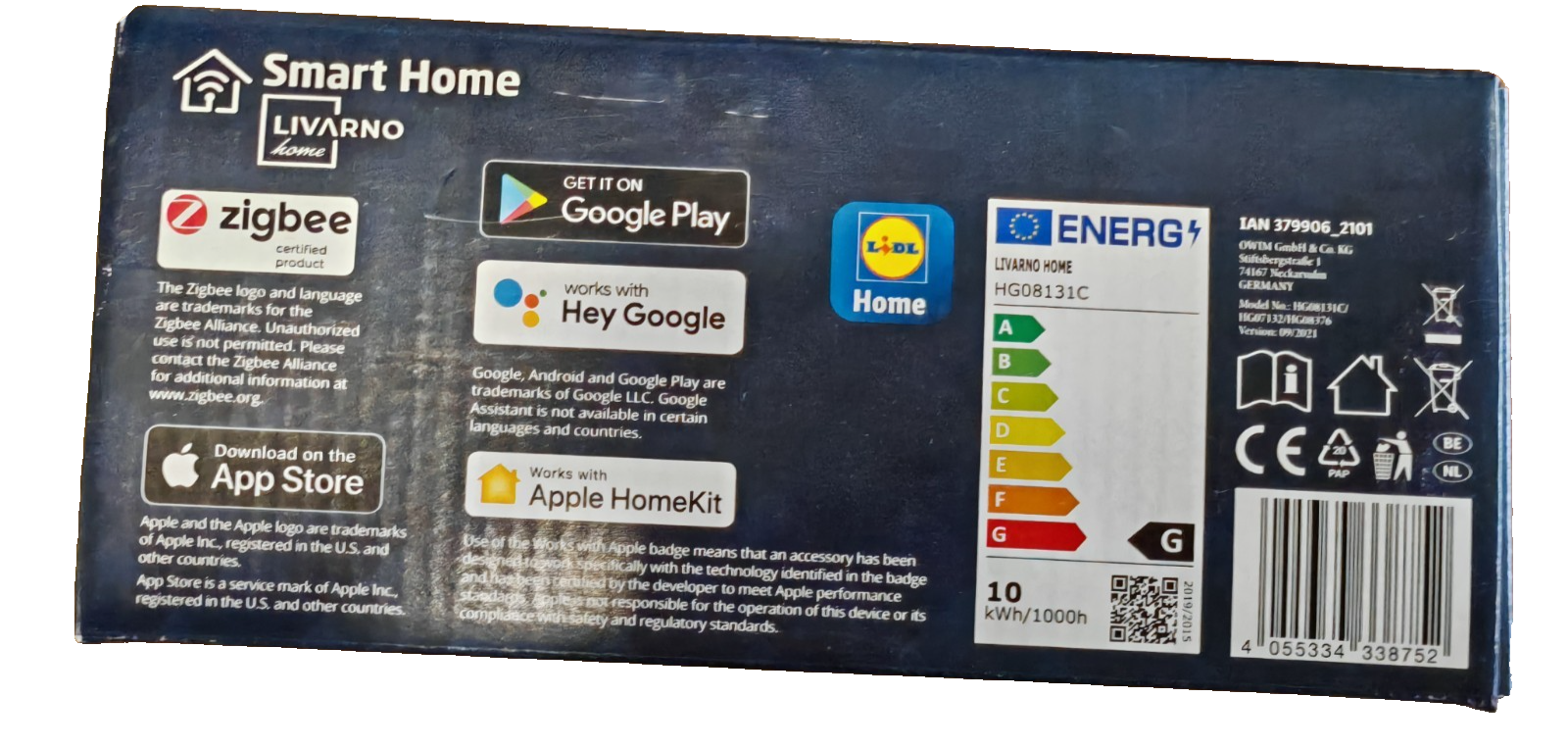 LIVARNO Smart Home Starter Kit – Gateway + 3x LED Leuchtmittel Zigbee