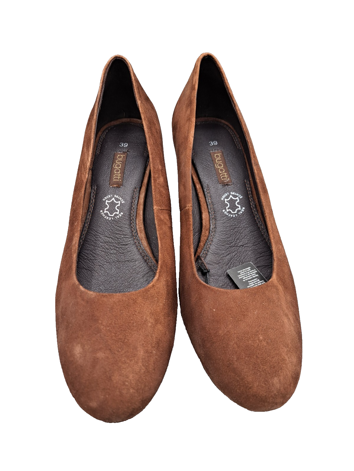 Bugatti Damen Schuhe 39 Braun – Halbschuhe Alltag elegant
