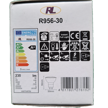 RL LED Lampe R956-30, GU10, 2 Stück