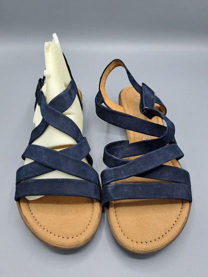 Gabor offenen Schuhe, Damen, Größe 38, Blau