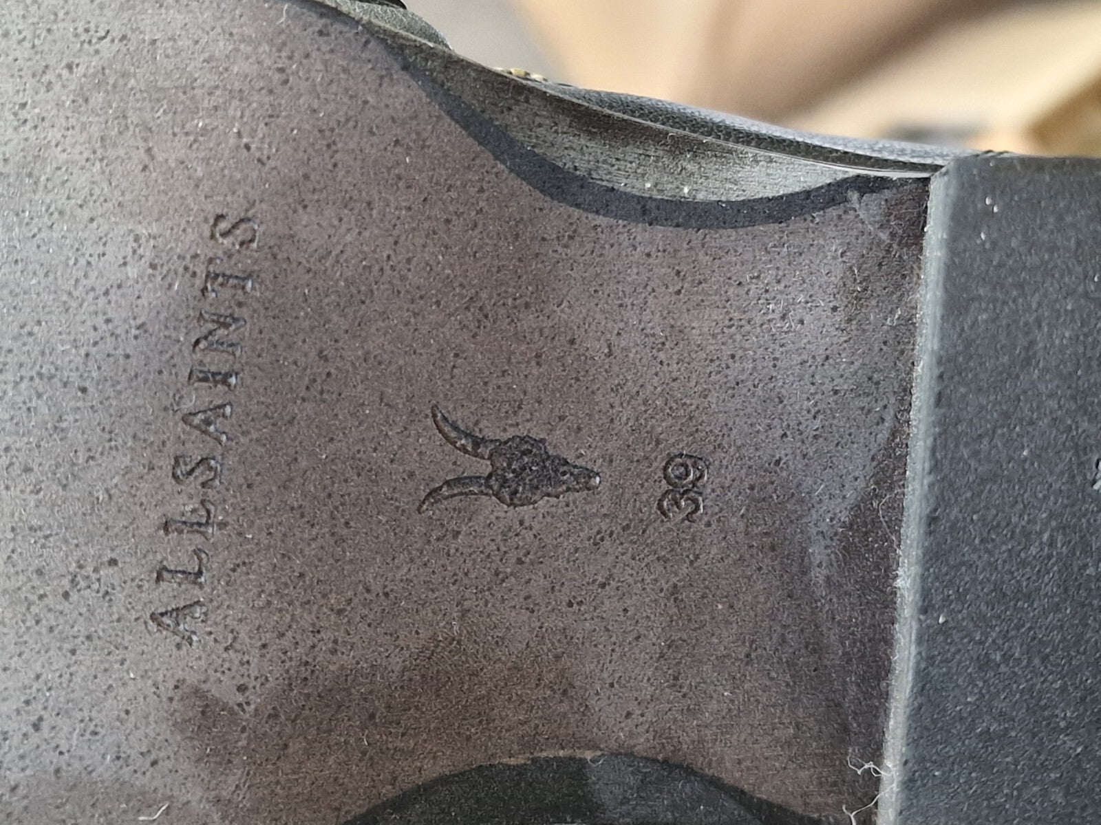 Allsaints Lior - Zip Boot - Calf, Damen, Größe 39, Schwarz