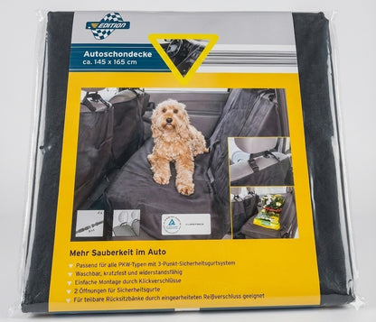 Edition Autoschondecke 145x165 cm Schwarz waschbar Kofferraum Schutz