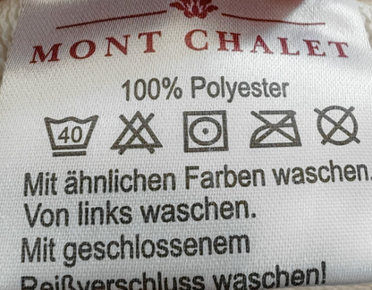 MONT CHALET Fell-Wendebettwäsche Jacquard Streifen Chinchilla 6tlg Creme HA16