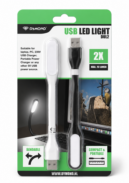 Dymond USB LED Light DUL2 USB Lampe Licht 2er Set Notebook PC LED