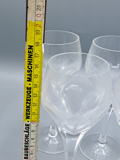 Antiqutät, Mundgelasenes Glas, Handgefertigt, 5 Stück, 16 cm hoch
