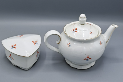 Bavaria Porzellan Teekanne mit Zuckerschale