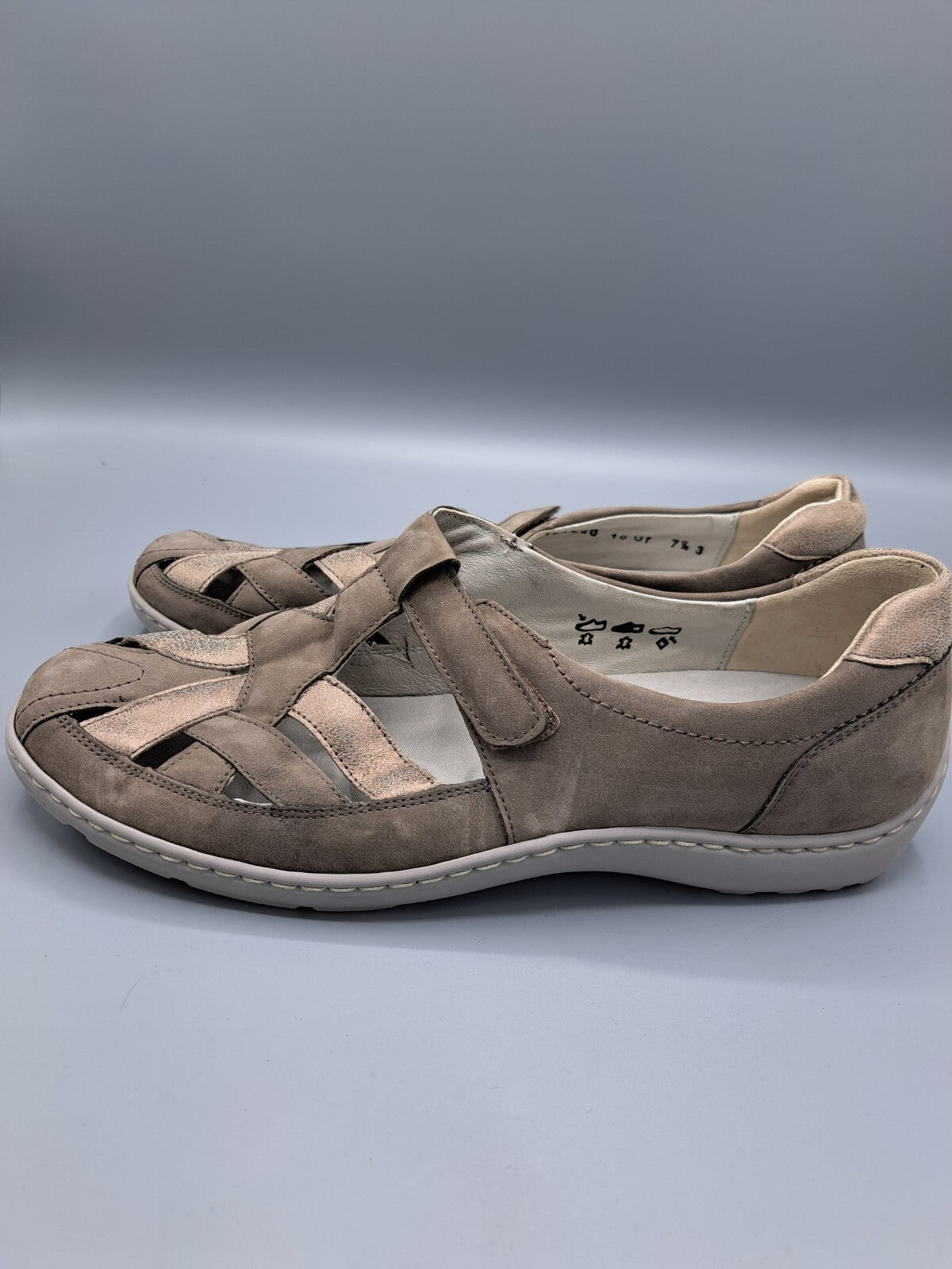 Proaktiv Waldläufer Damenschuhe Offen Braun Größe 40,5 Bequeme Schuhe
