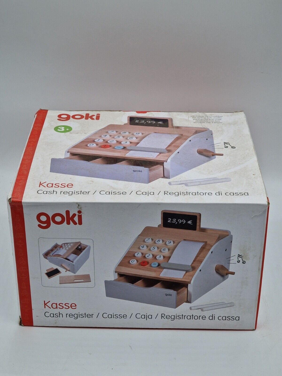 Goki Spielkasse mit Geräusch, 1B Ware