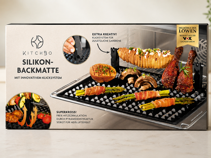 Silikon Backmatte Starter Set Klicksystem Wiederverwendbar Backunterlage B4