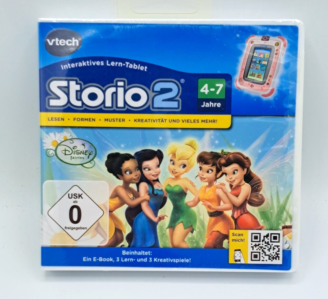 VTech 80-230304 - Lernspiel Tinkerbell Storio 2, Storio 3S