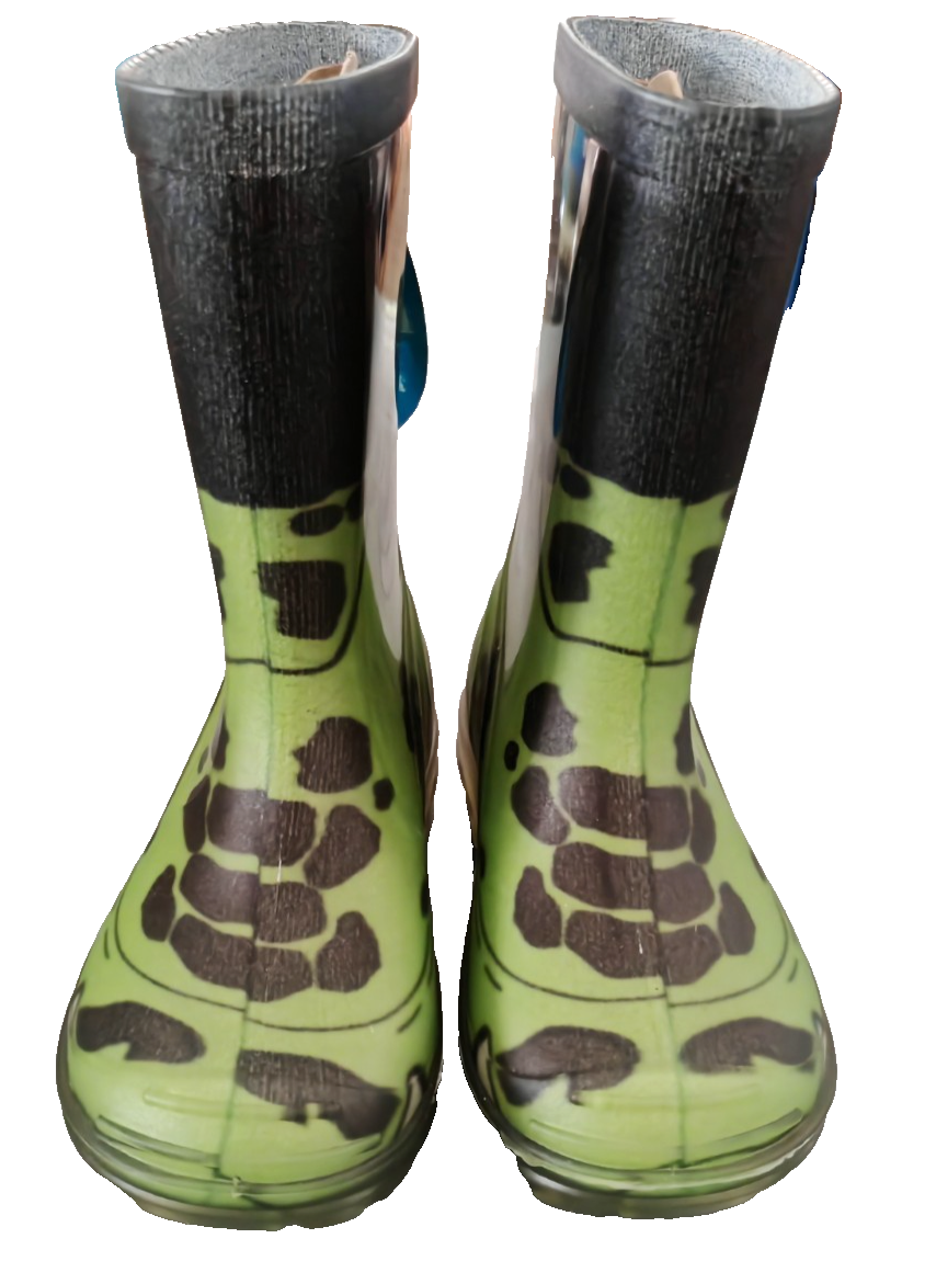 Beck 820 Croco Kinder Gummistiefel Gr. 22 Grün Krokodil Regenstiefel G2