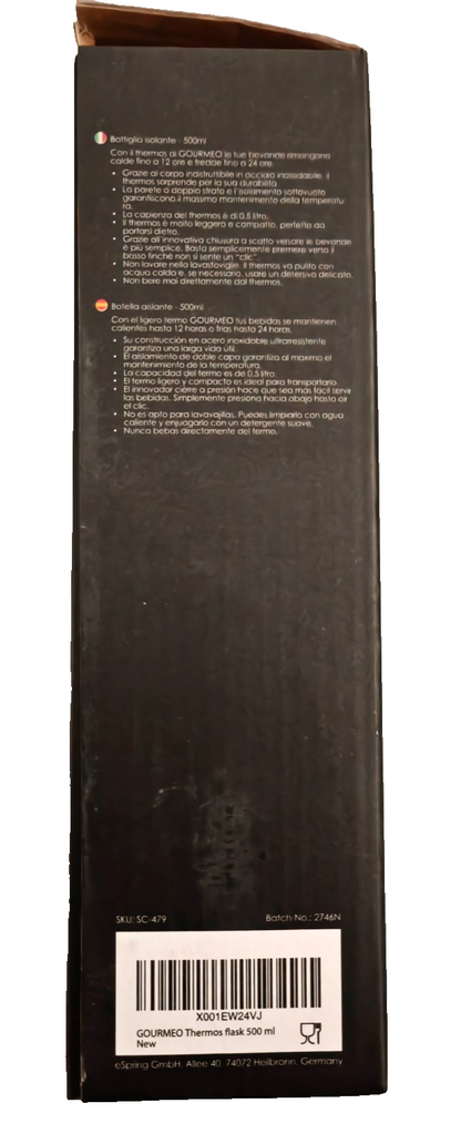 Thermoskanne 350 ml Edelstahl Isolierflasche Thermosflasche Becher Heiß/Kalt B3