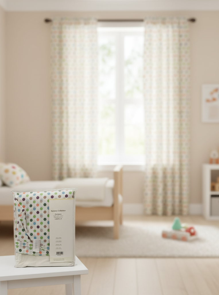 Nursery Collection Vorhänge 167x183 cm Kinderzimmer Gardinen Set